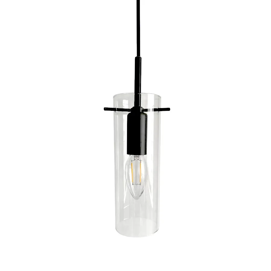 Nordic Lighting - Cilinda Ø7 - Fönsterlampa - Svart/transparent