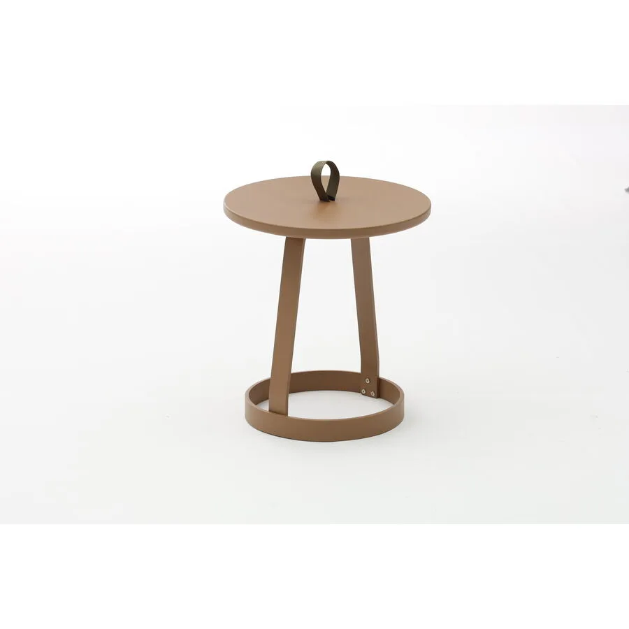 Beistelltisch Bonita terracotta Aluminium B 47 cm H 52.5 cm