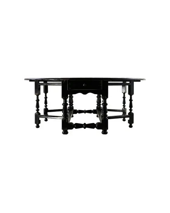 Balmoral matbord estate black