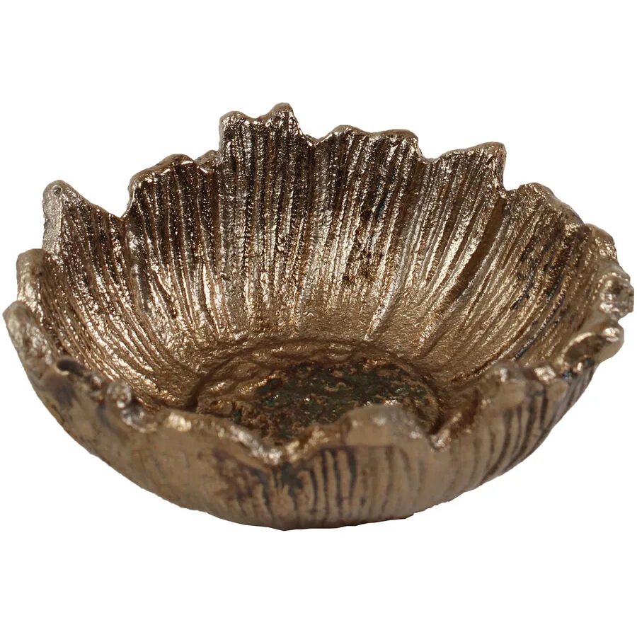 Dekoration Modern Bohemian gold/bronze Aluguss B 11 T 11 cm