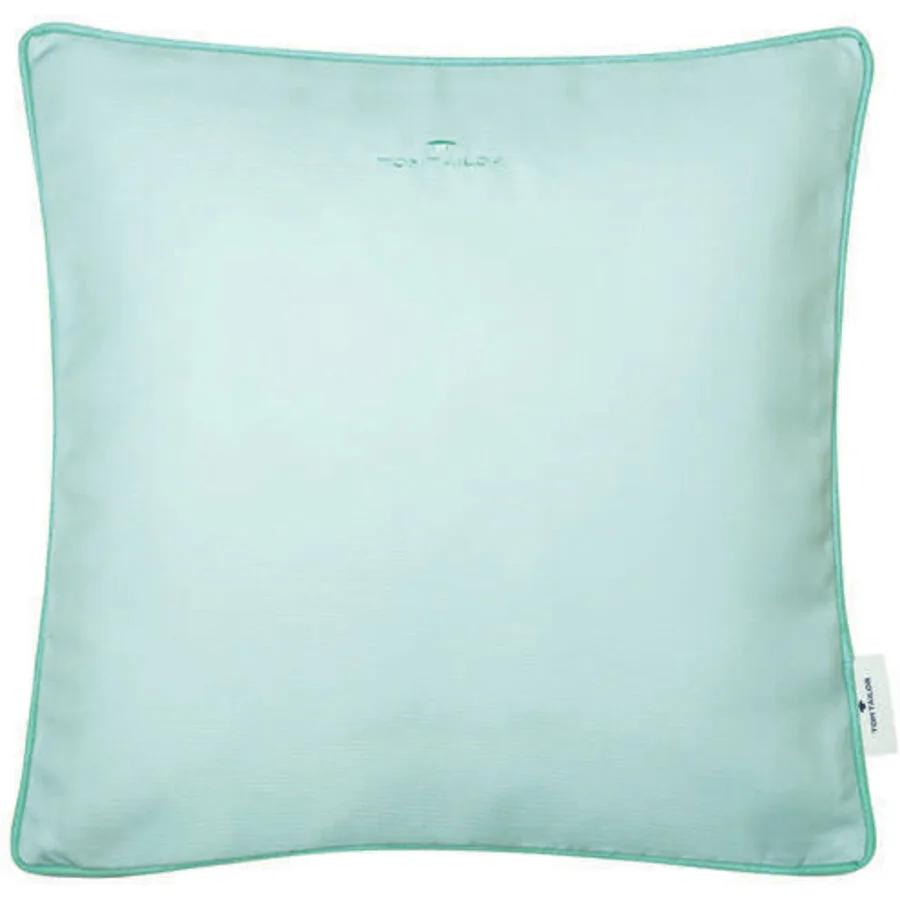 Tom Tailor Zierkissenbezug Dove Signature jade Polyester/Baumwolle B 40 T 40 cm