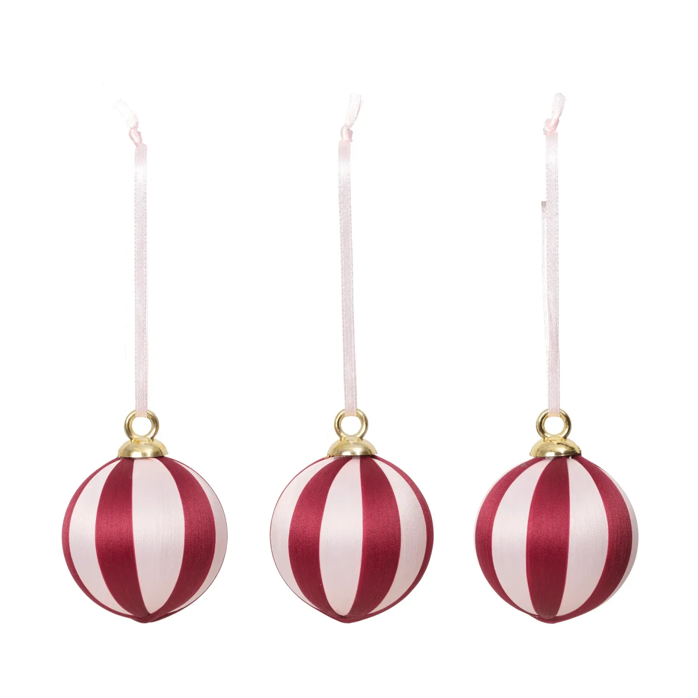 Broste Copenhagen Joy julgranskula Deep Red-Soft Pink