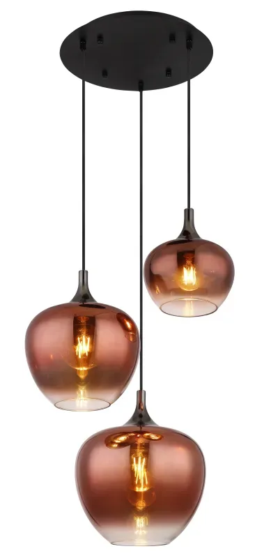 Globo Lighting - Maxy Ø48 - Taklampa - Koppar