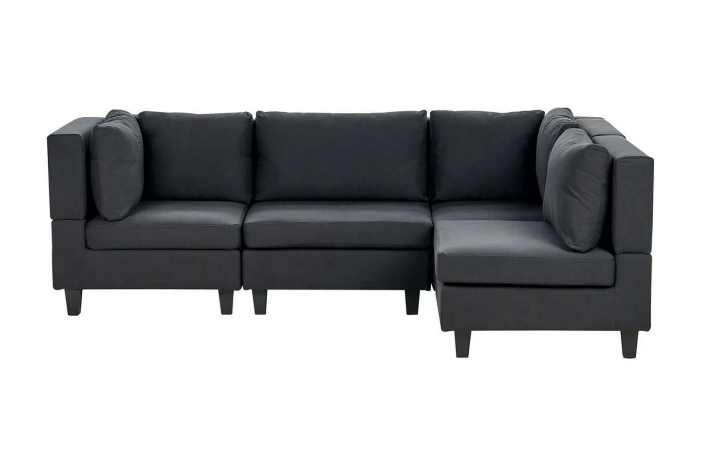 Buck Modulsoffa 4-sits - Svart