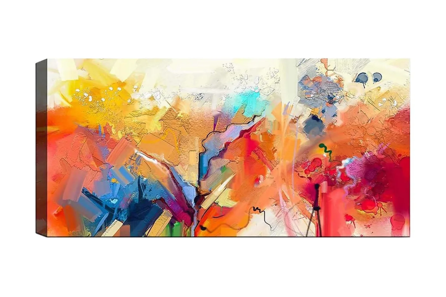 Canvastavla YTY Abstract & Fractals Flerfärgad - 120x50 cm