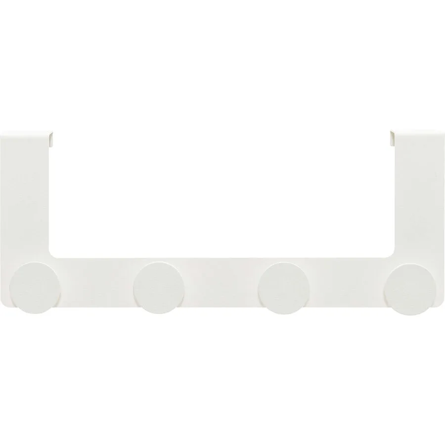 Türhaken Rolin Weiss Metall 14 cm