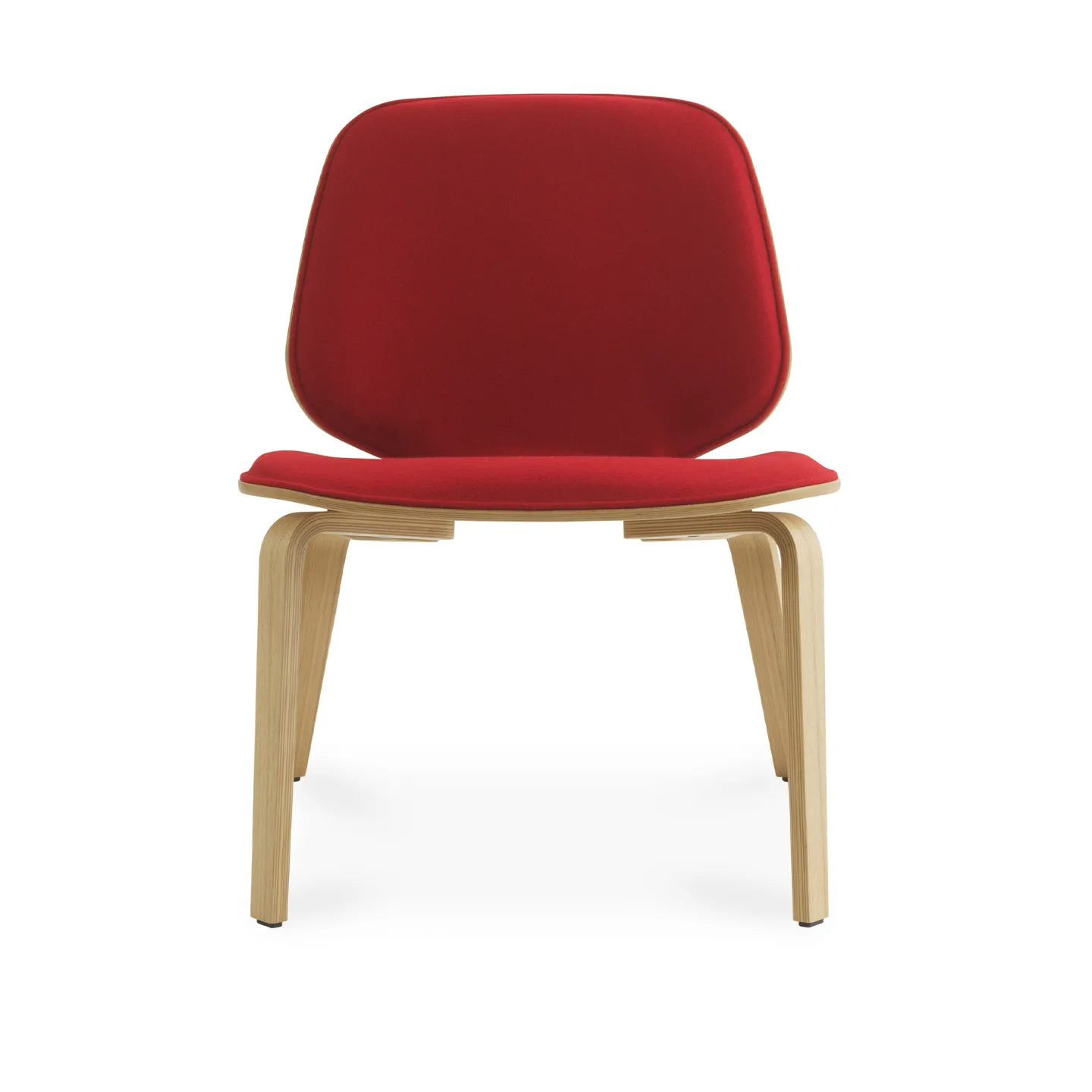 Normann Copenhagen - My Chair Lounge Front Upholstery Wood Group 2 Synergy LDS86 - Fåtöljer - Nicholai Wiig Hansen - Trä/Textilmaterial/Plast