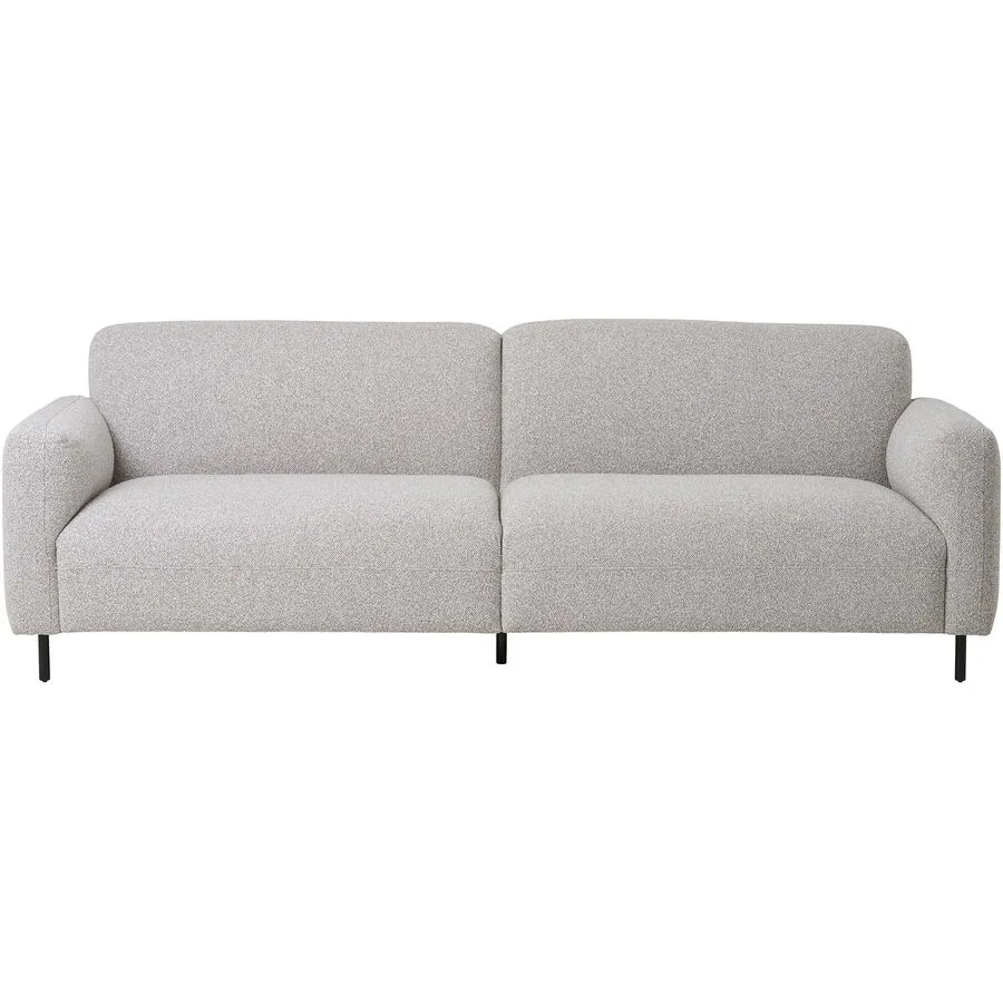 Sofa Pavora Polyester hellgrau B 228 T 93 cm