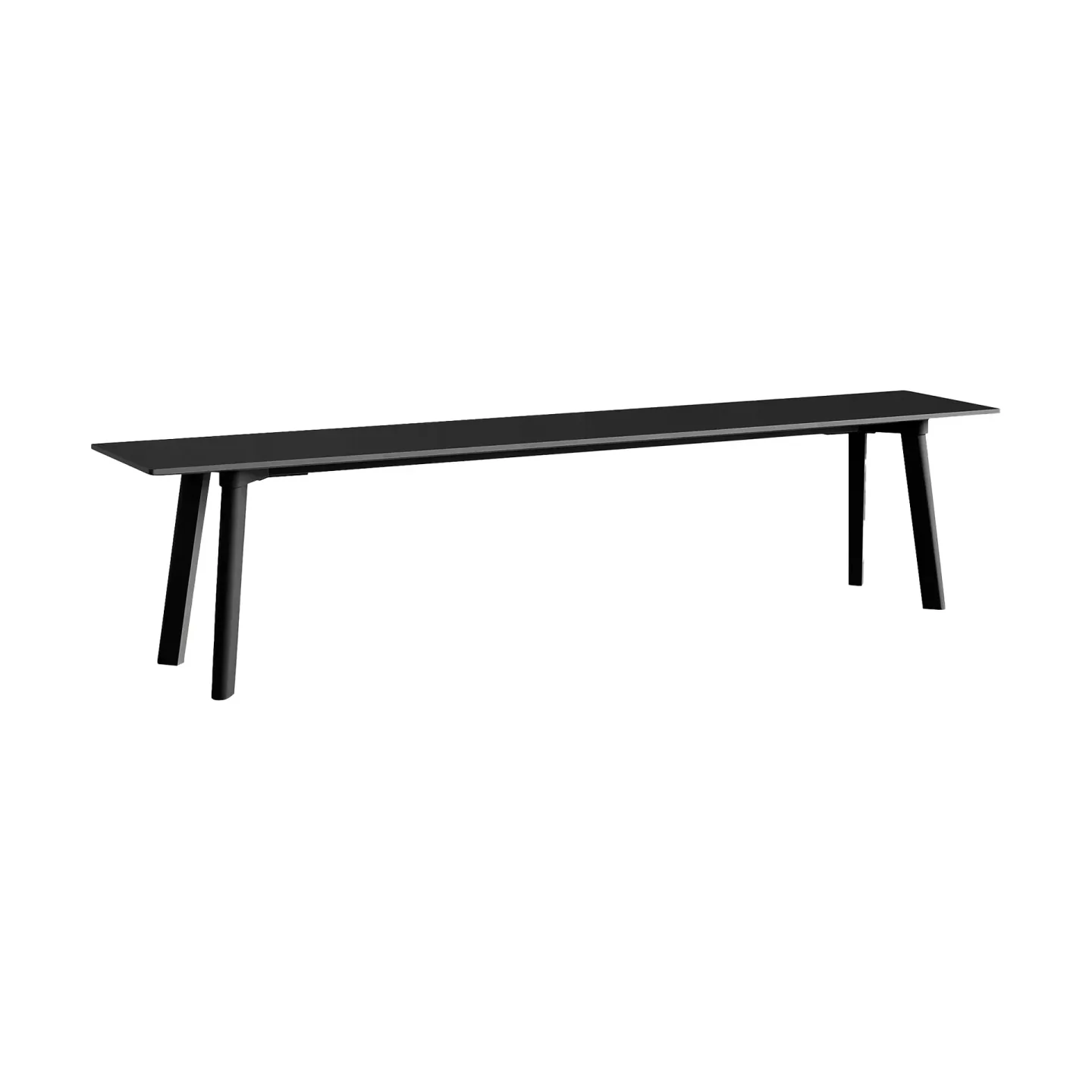 HAY CPH215 Deux 2.0 Bank 200 cm Black laminate-lacquered beech
