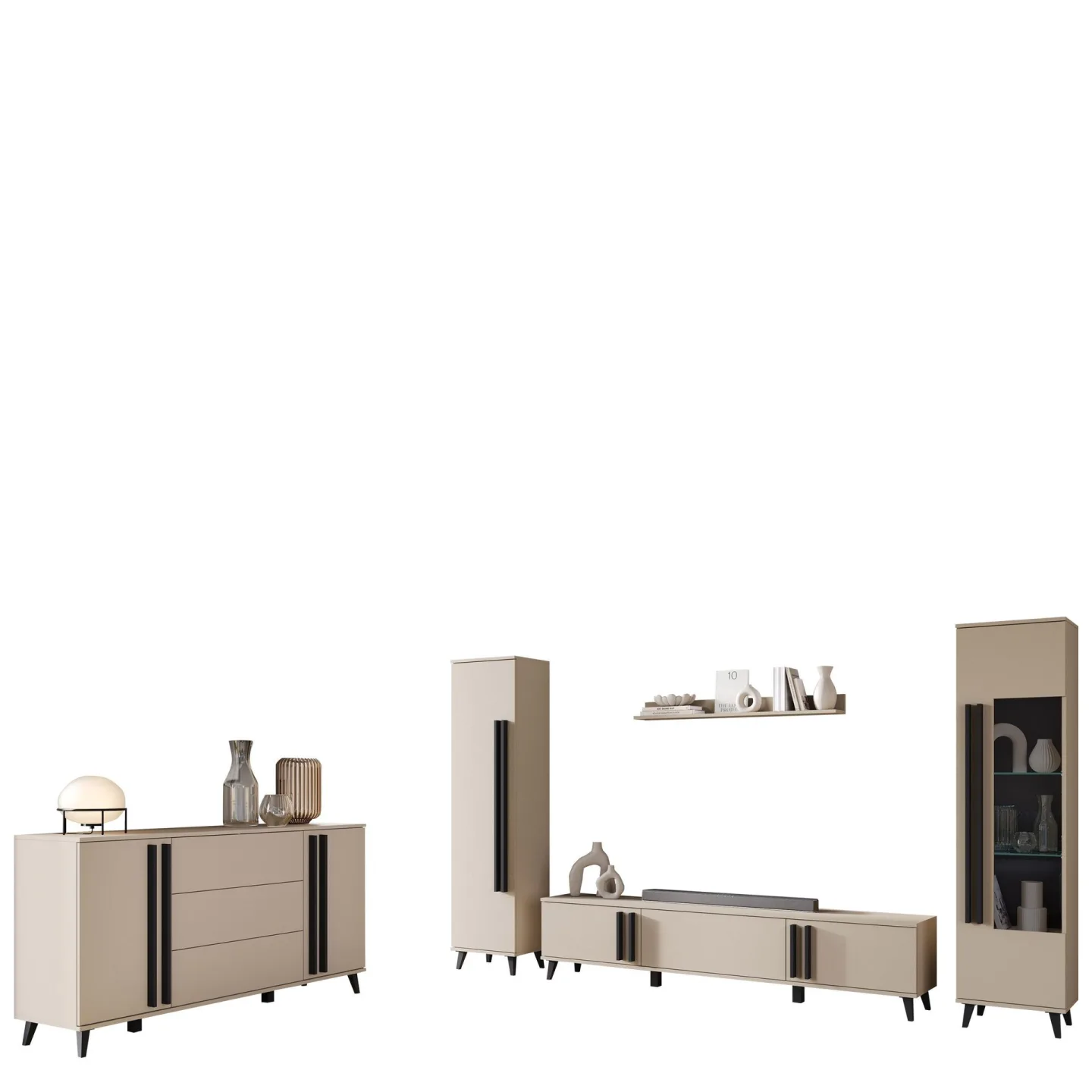 Torvos Möbelset För Vardagsrum - Beige