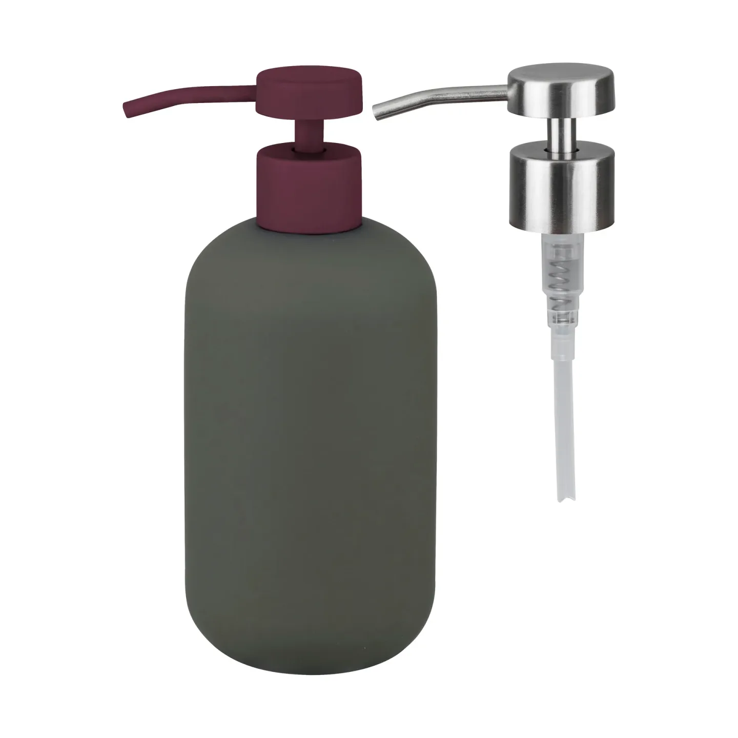 Mette Ditmer Lotus play Seifenpumpe hoch, inkl. 2 Pumpenköpfen Dark olive
