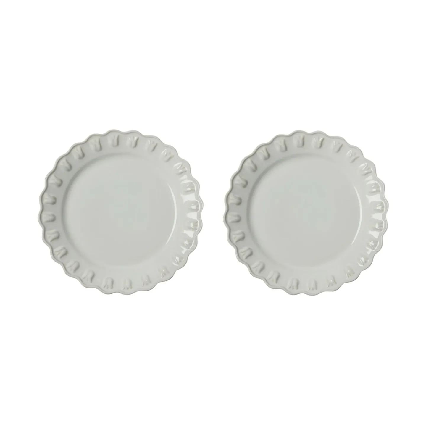 PotteryJo Tulipa kleiner Teller Ø20 cm 2er Pack White