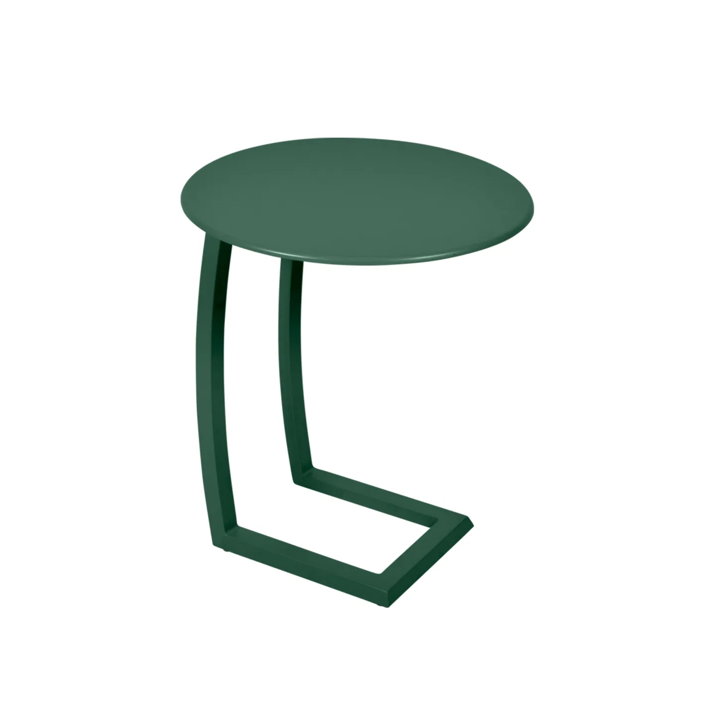 Fermob - Alizé Offset Low Table Cedar Green - Småbord och sidobord utomhus - Pascal Mourgue - Grön - Metall