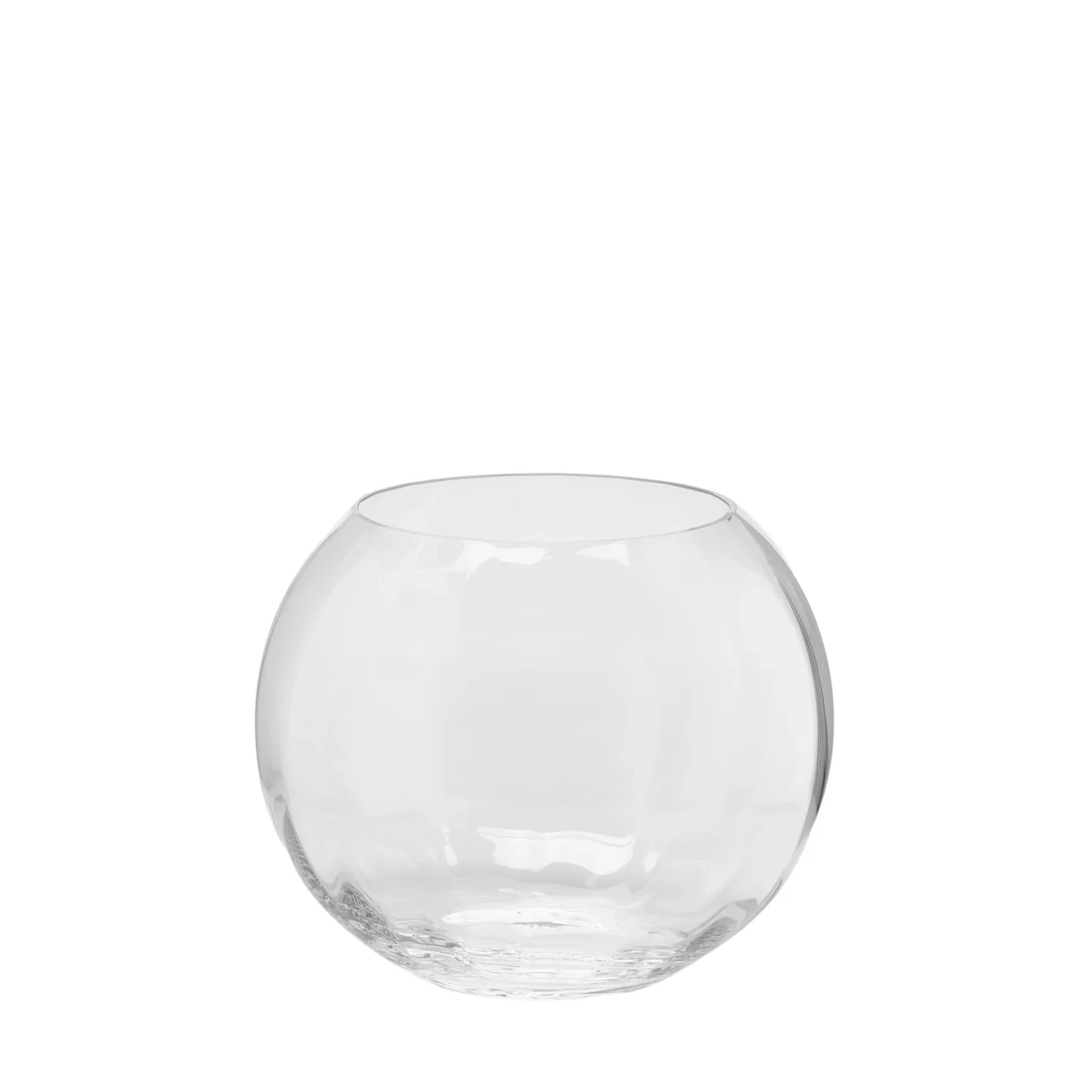 Edg Vase Kugel Optisch Glas H: 20 cm | Schubiger Möbel