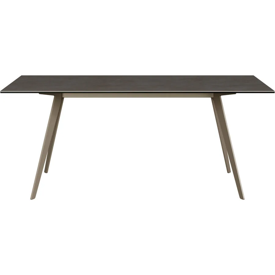 Esstisch Salazar taupe Keramik B 100 T 180 cm