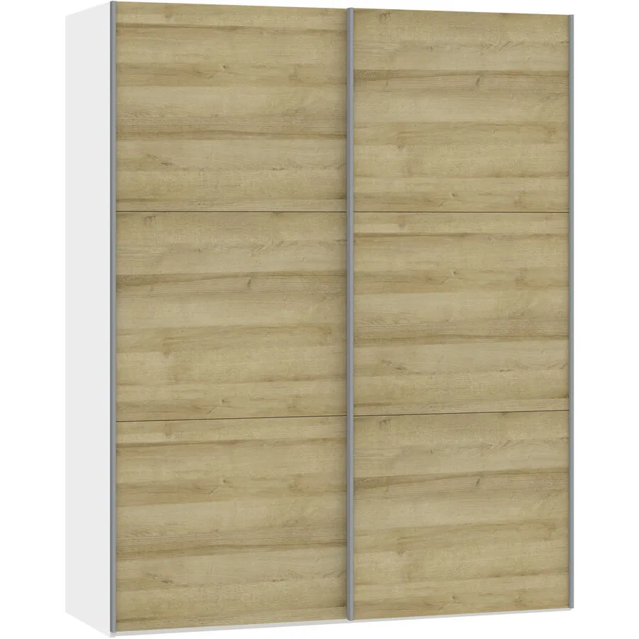 MyDeal Kleiderschrank Easy Go eiche Holzwerkstoff B 153 cm - Schweizer Möbelhersteller