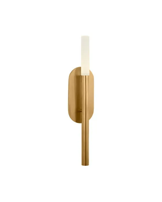 Rousseau Medium Bath Sconce Antique-Burnished Brass