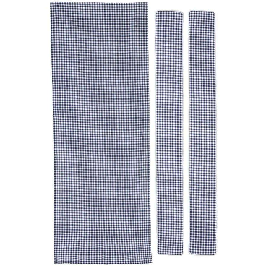 Kissen-Set COCON Blauweiss Polyester Wasserabweisend