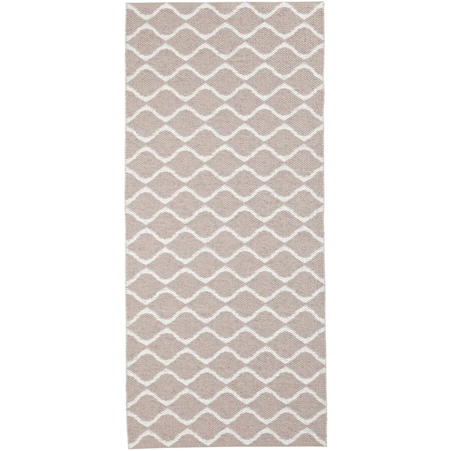 HORREDSMATTAN Outdoor-Teppich Wave Magenta 150 cm 100 cm - Farbe: Pink - Material: PVC - Outdoor-Teppich