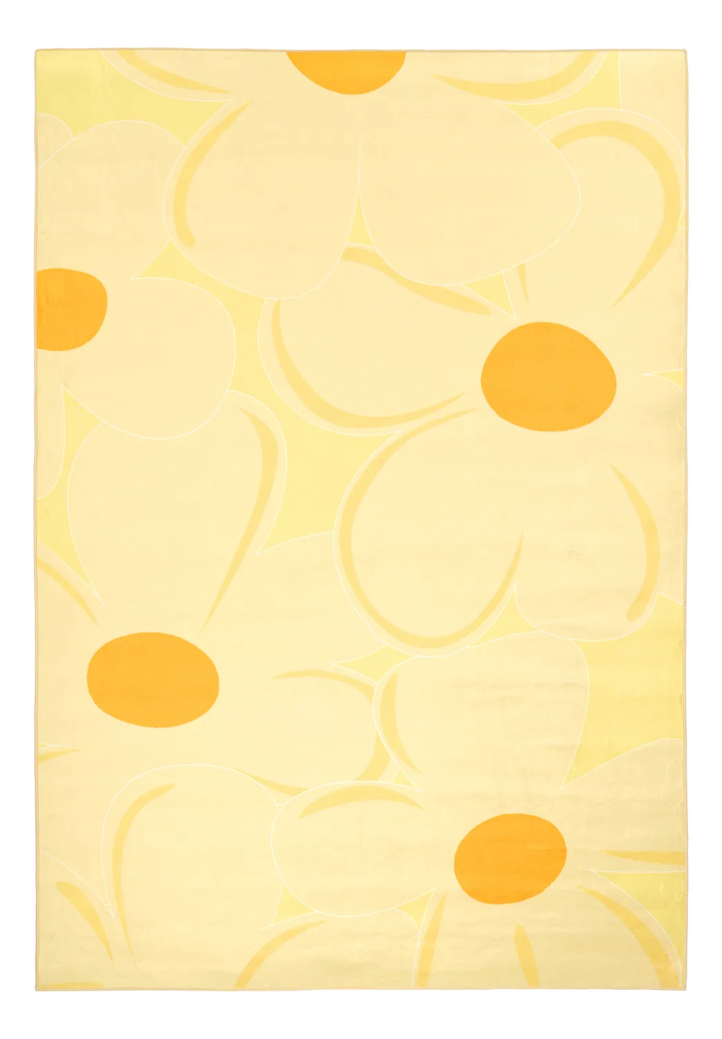 Wilton-teppe - Honfleur (gul/multi) (Størrelse: 240 x 340 cm)
