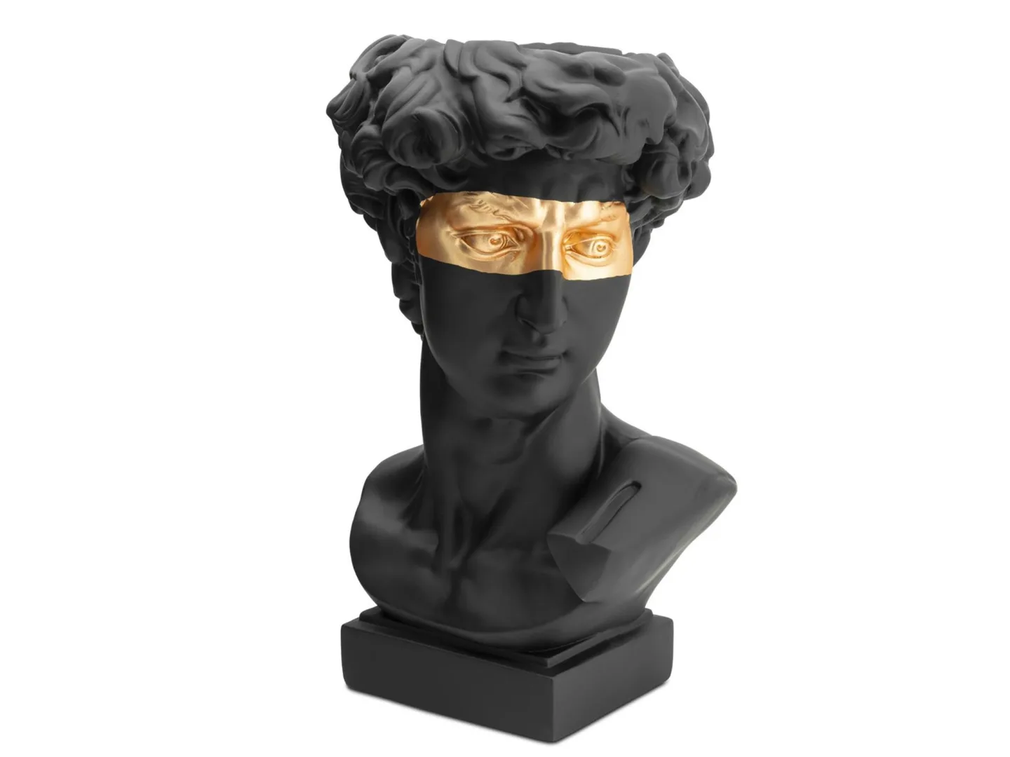 Abhika Figur Adonis Schwarz/gold H: 64 cm | Schubiger Möbel