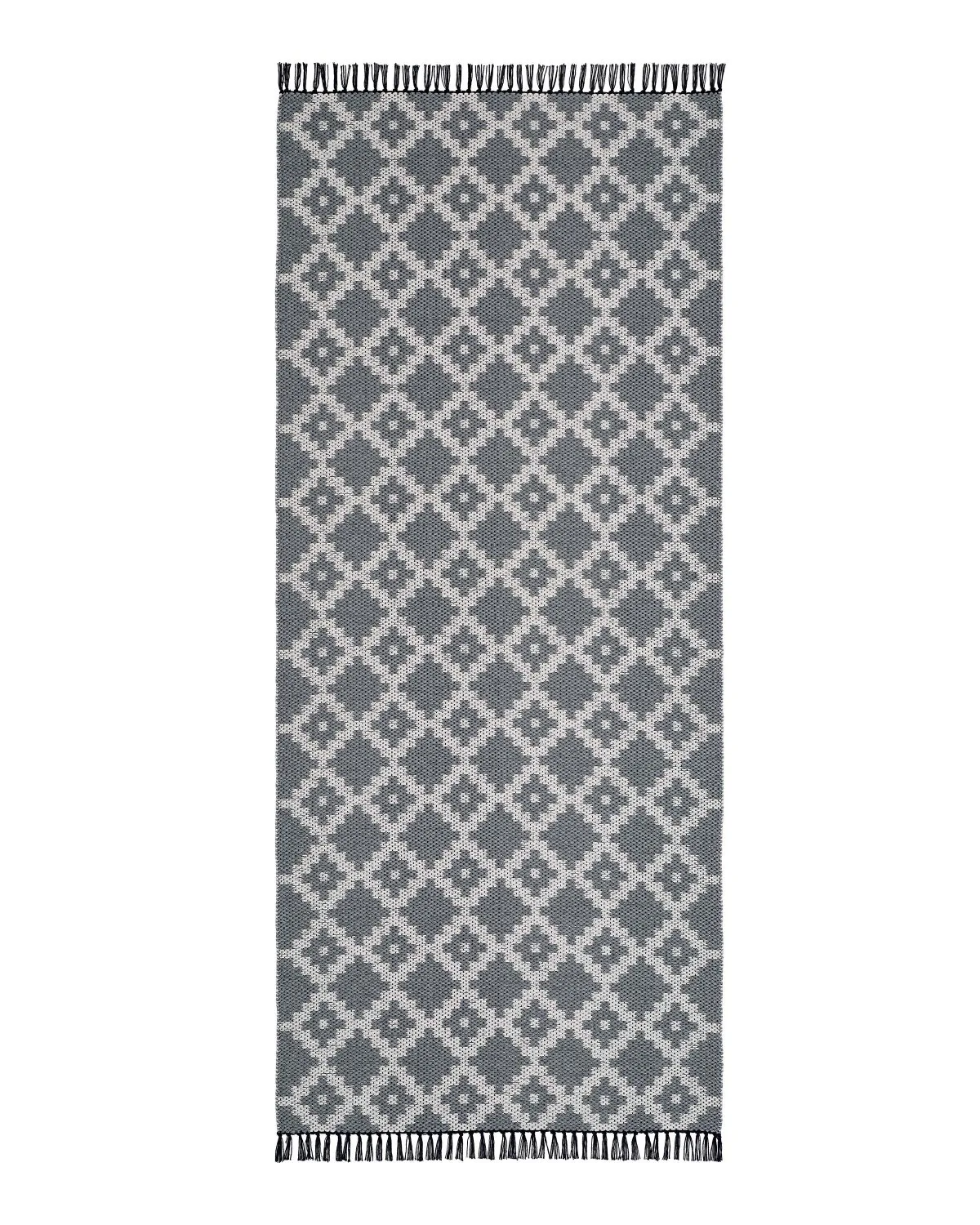 Plastmatter - Horredsmattan Leia (grå) (Størrelse: 80 x 250 cm)