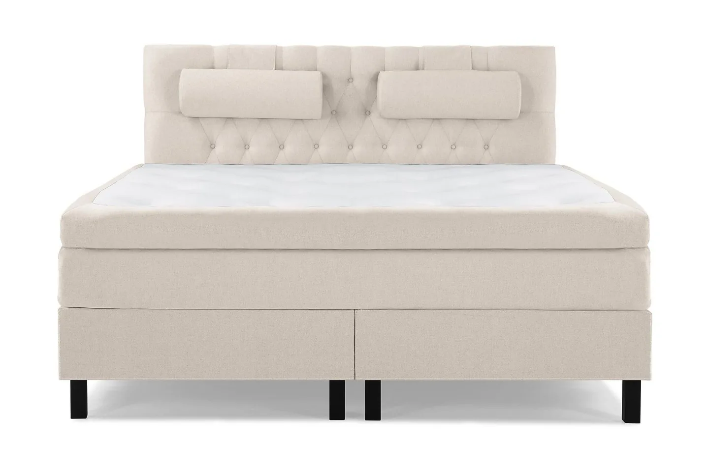 Lucky Kontinentalsäng 160x200Latexmadrass - Beige