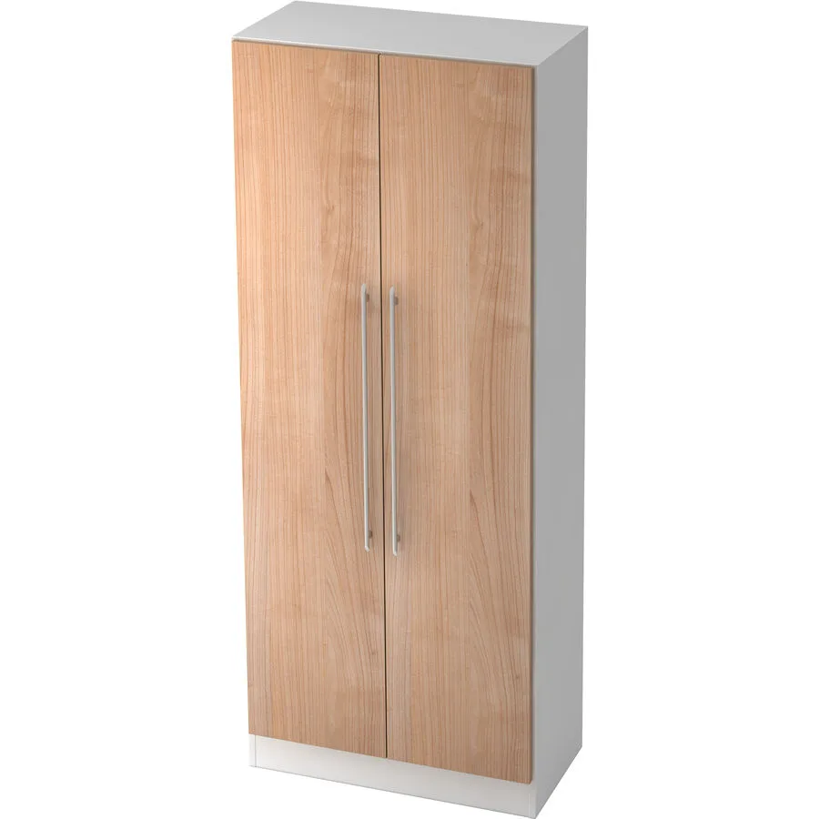 Garderobenschrank Office nussbaum Holzwerkstoff B 80 T 42 cm H 200.4 cm