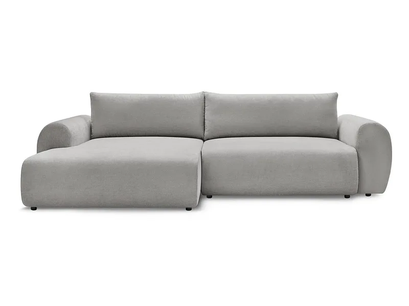 Ecksofa BOBOCHIC LUCIEN Stoff hellgrau