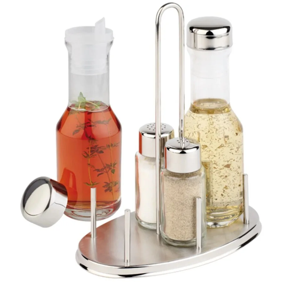 Menage Aps transparent Edelstahl H 22.5 cm