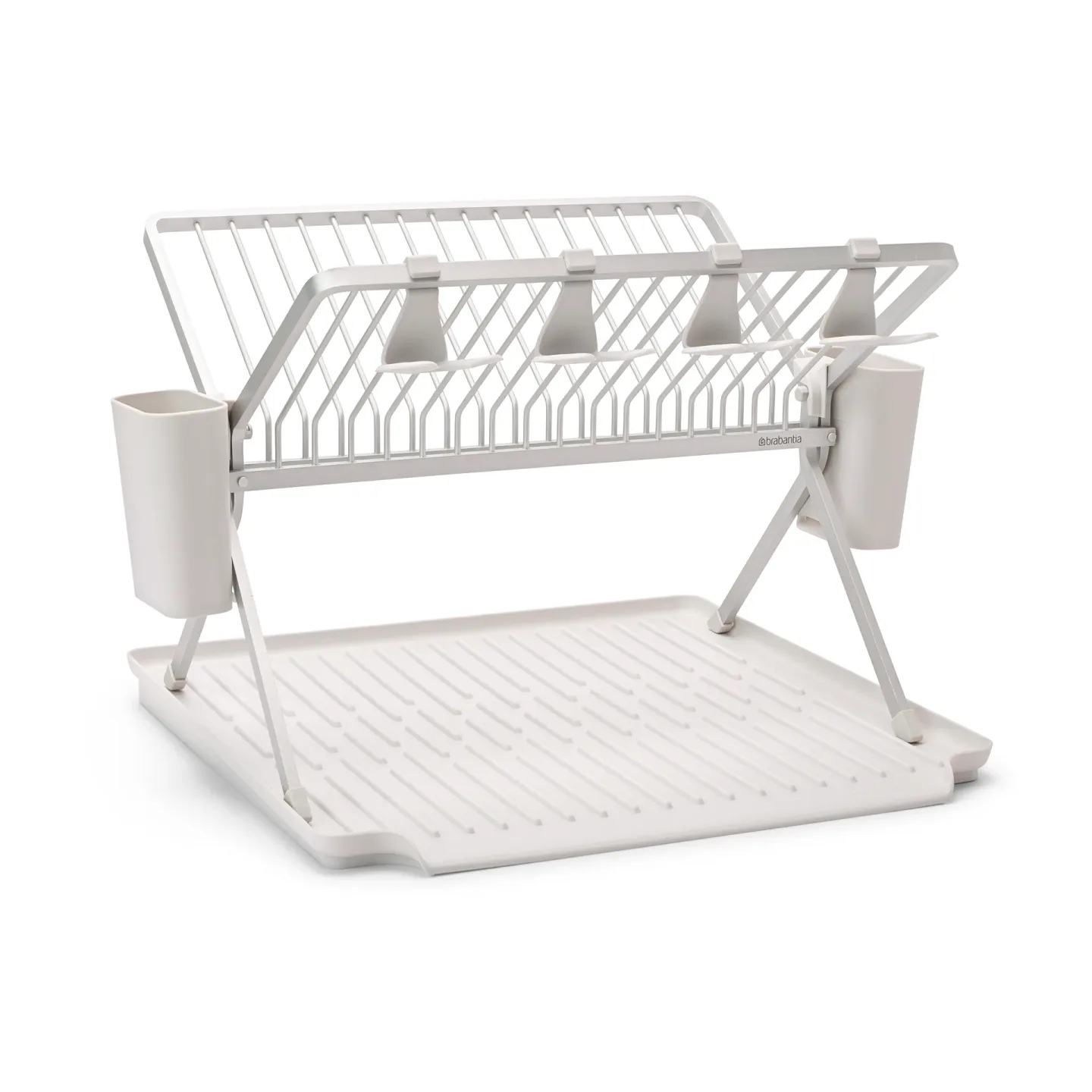 Brabantia Sinkside zusammenklappbarer Geschirrkorb 51cm Hellgrau