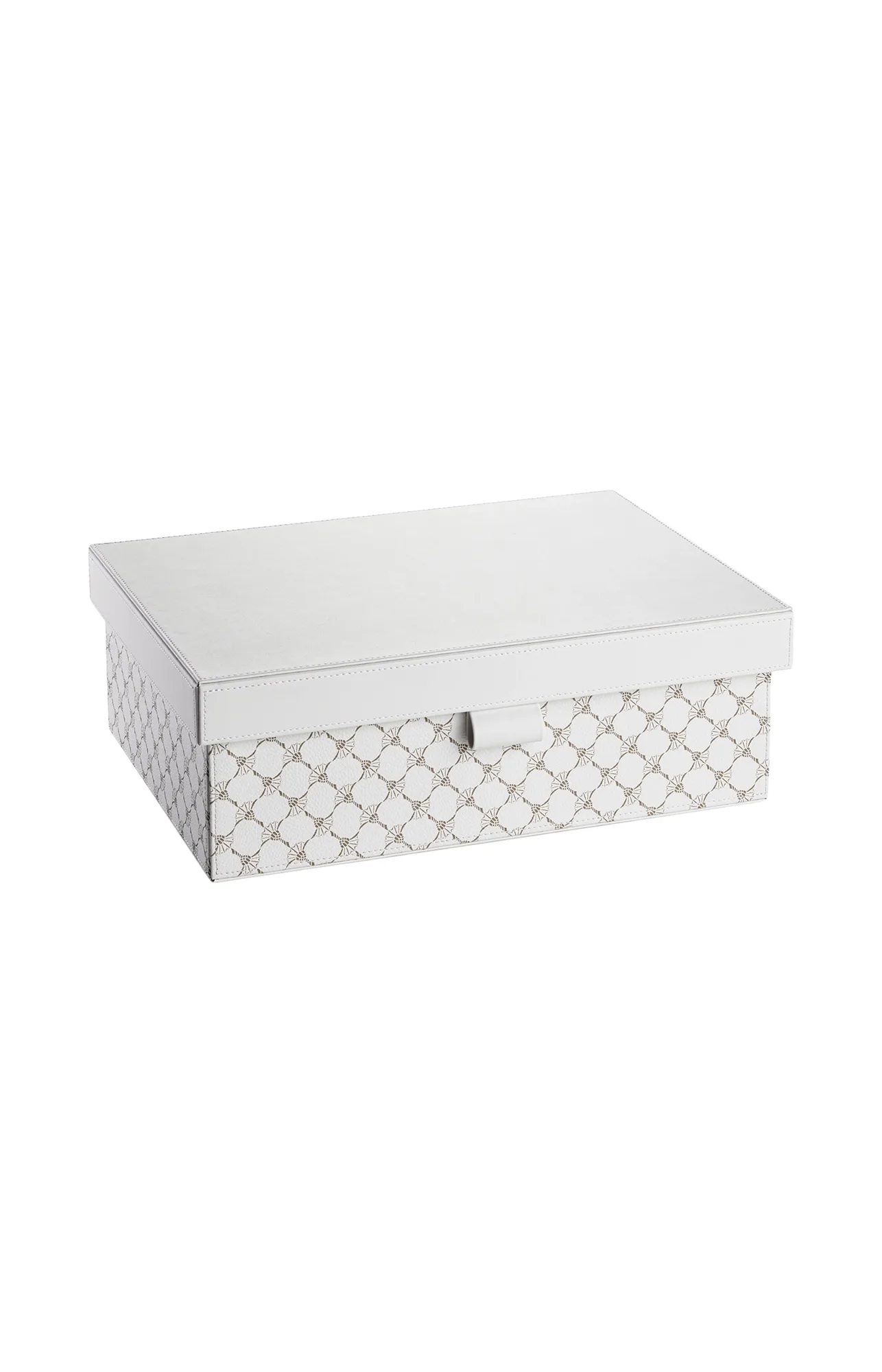 Joop Box Grösse l, Weiss/grau H: 12 cm | Schubiger Möbel
