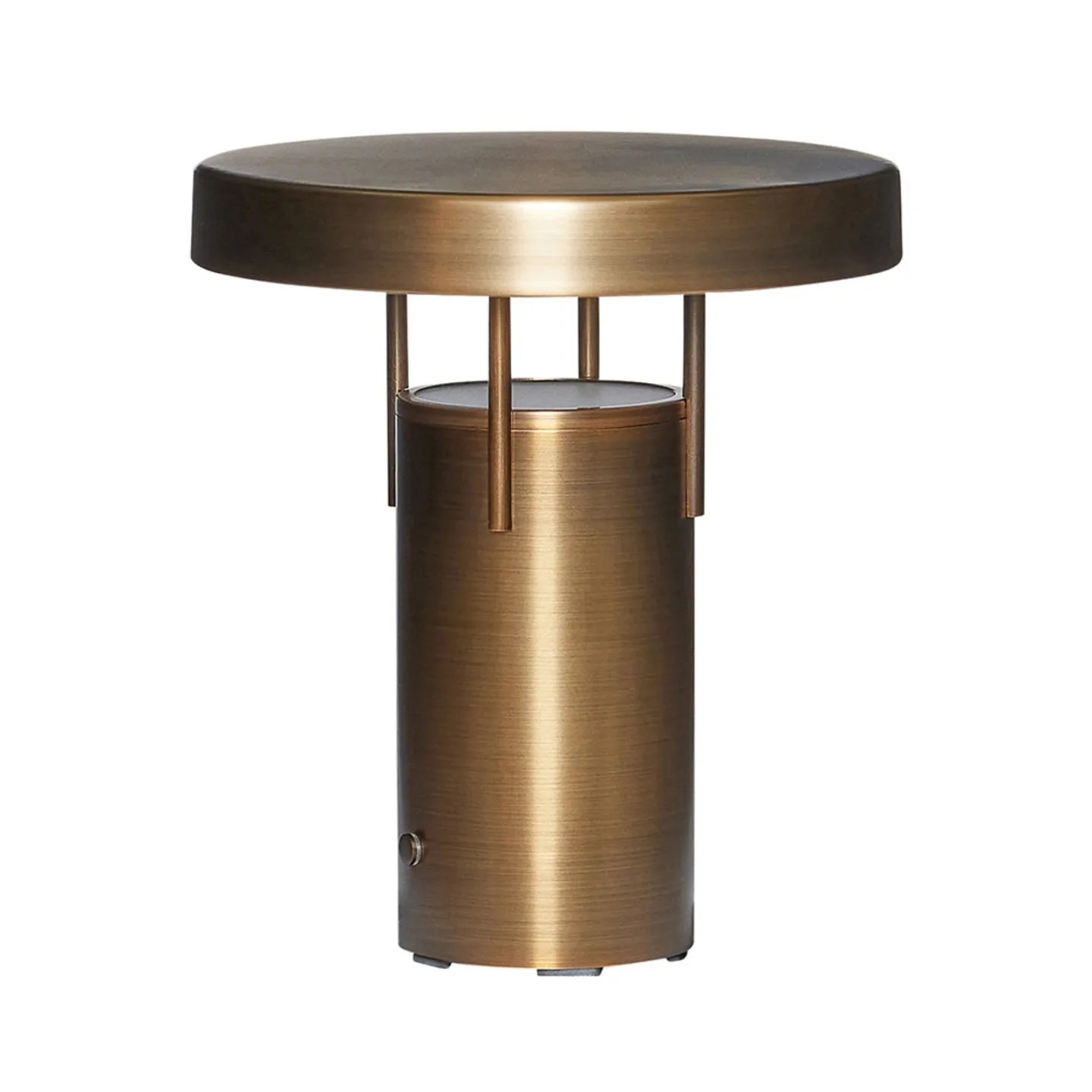BringMe Mini LED-Akku-Tischlampe, messing, 20cm - HÜBSCH - Wohnzimmer - Aluminium