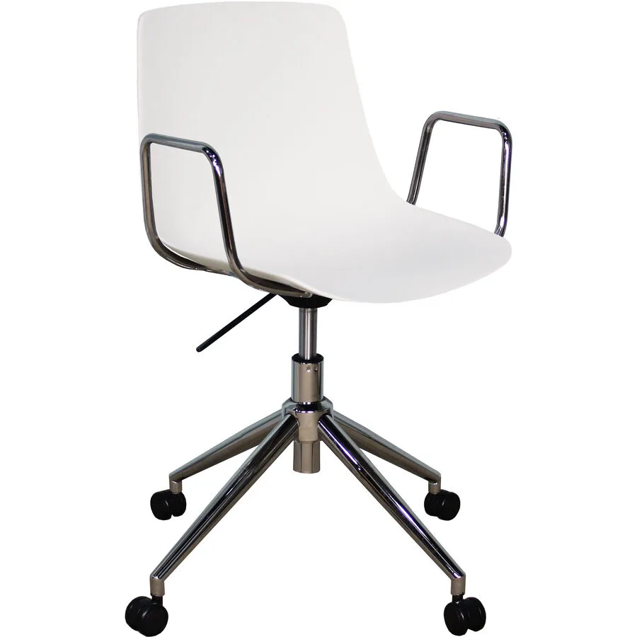 Bürostuhl Livio weiss Polypropylen H 82.5 cm