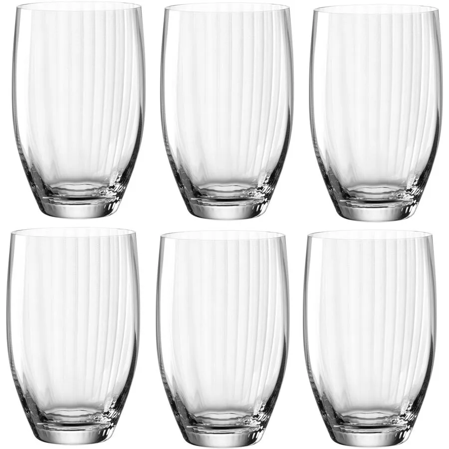Longdrinkglas Leonardo transparent Kristallglas H 12.5 cm 460 ml 6 Stk