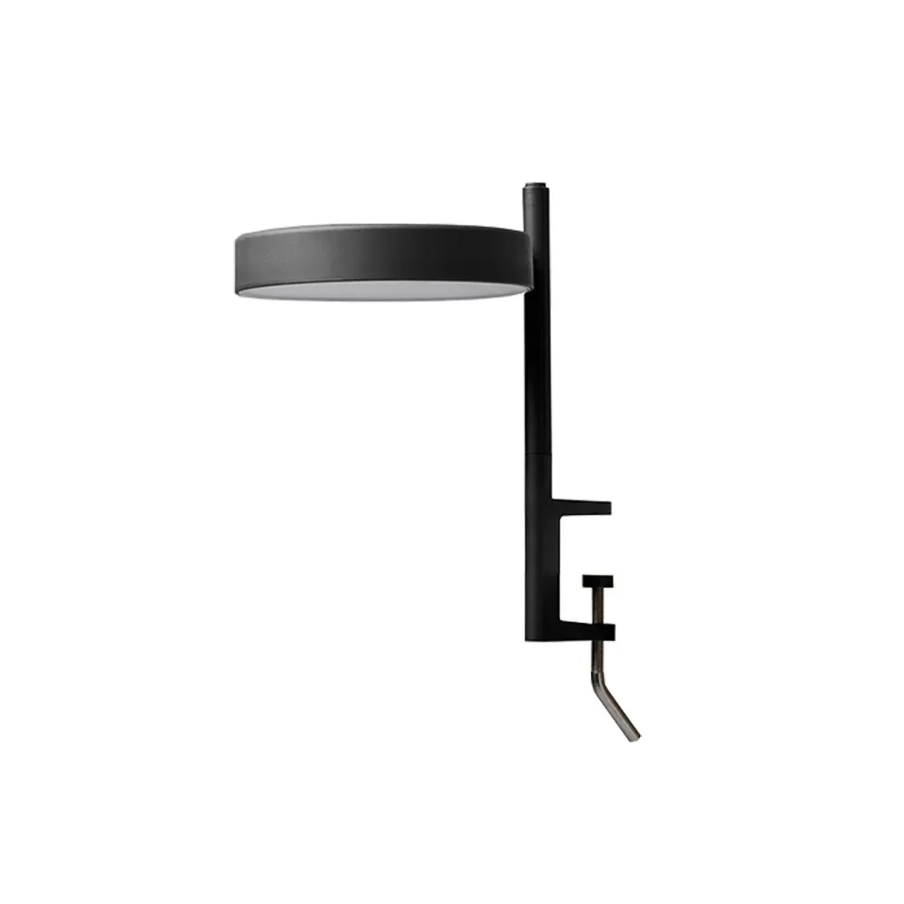 Wastberg+ w182 Pastille c1 bordslampa graphite black, kort arm, klämfäste