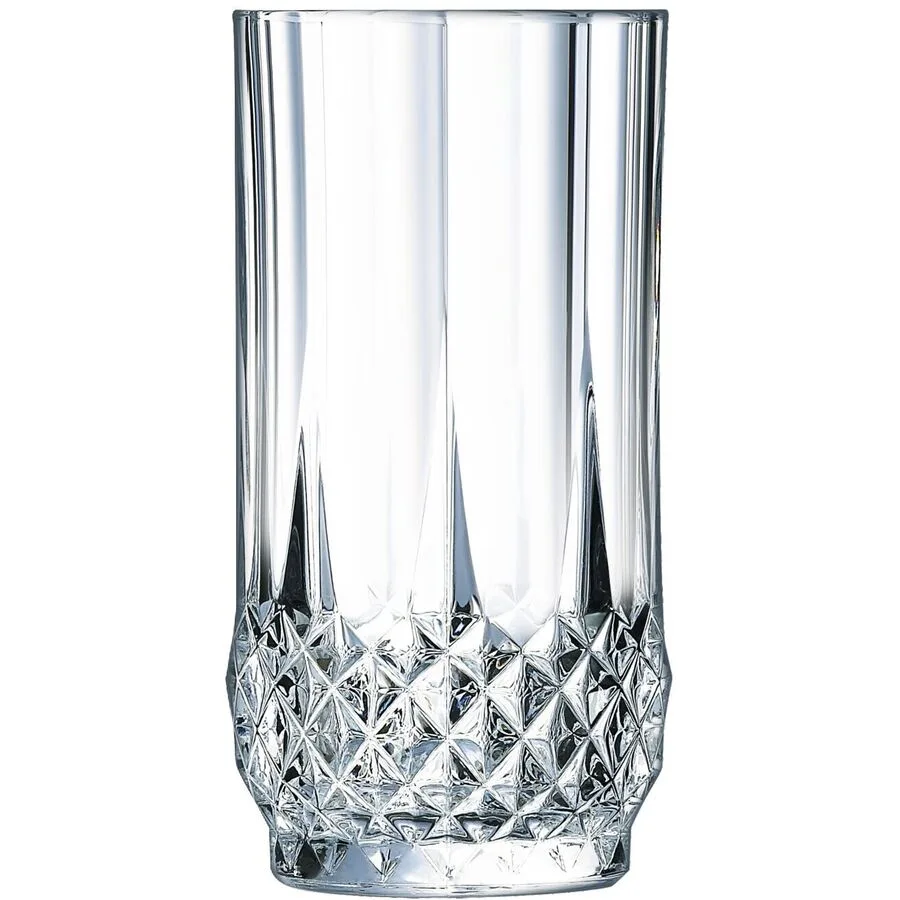 Arcoroc Longdrinkgläser-Set West Loop Transparent Glas 13.5 cm 7.5 cm