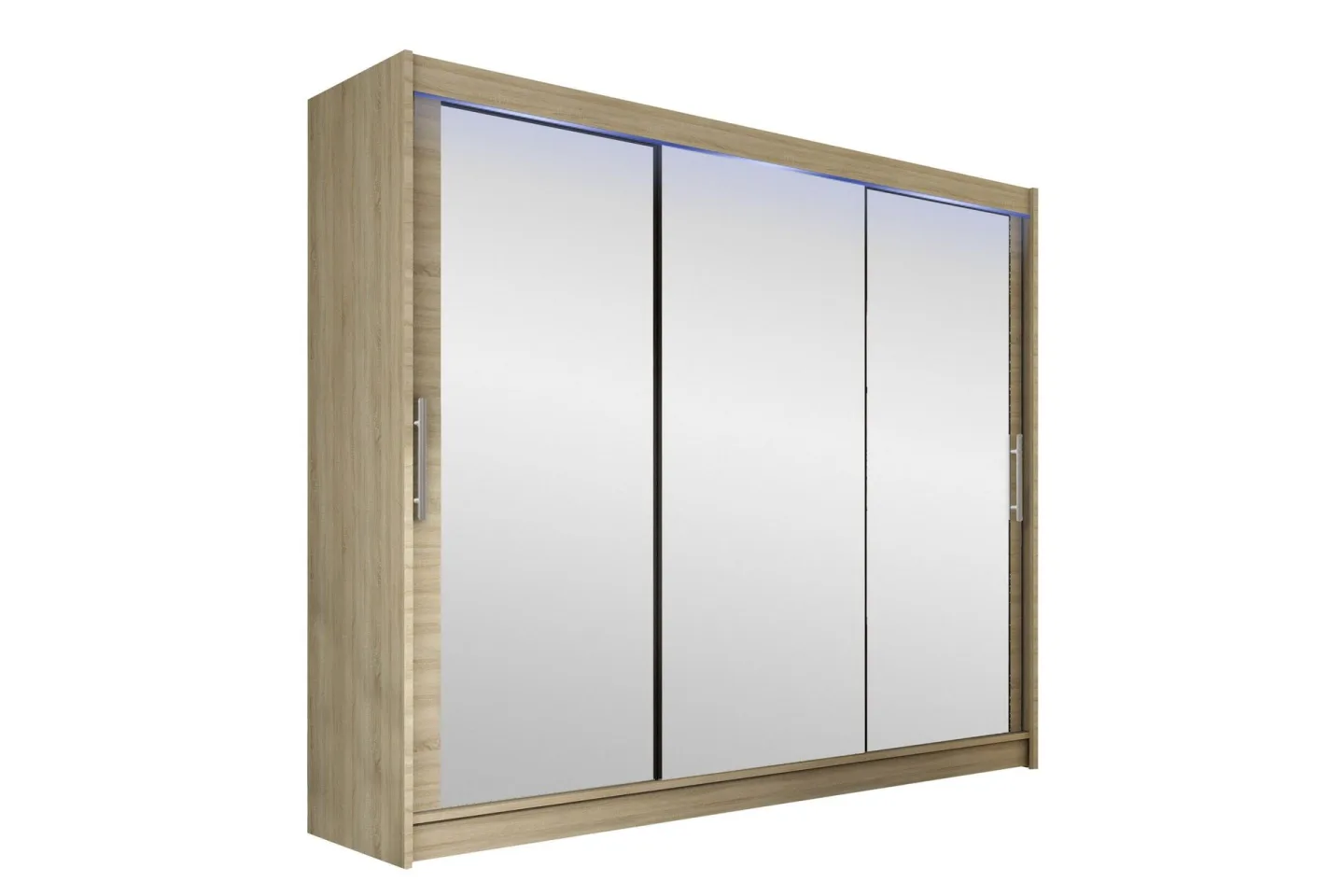 Sia Garderob med Spegel 250x215 cm - Beige
