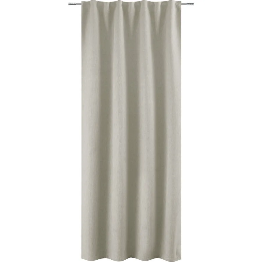 Vorhang Tina taup 100% Polyester B 135 cm Blickdicht
