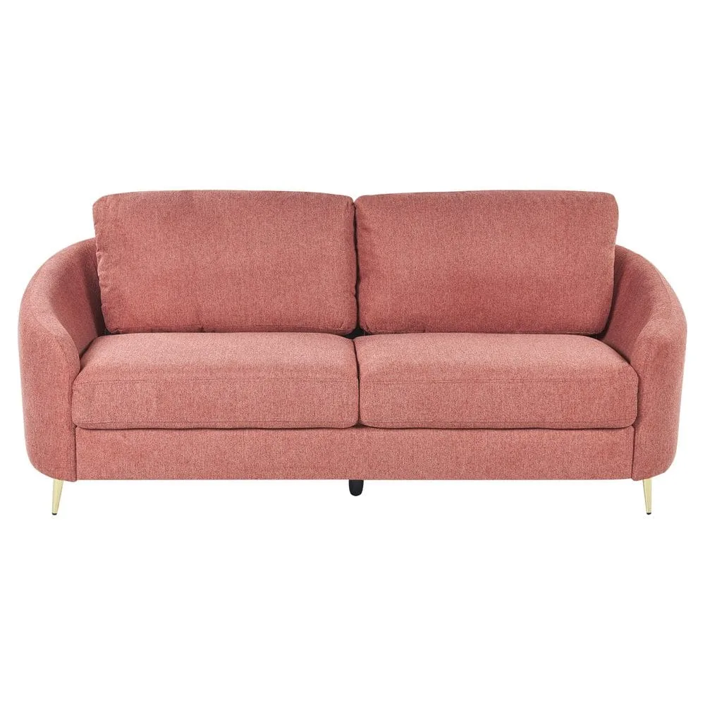 3-sits soffa Trosa - Rosa, guld