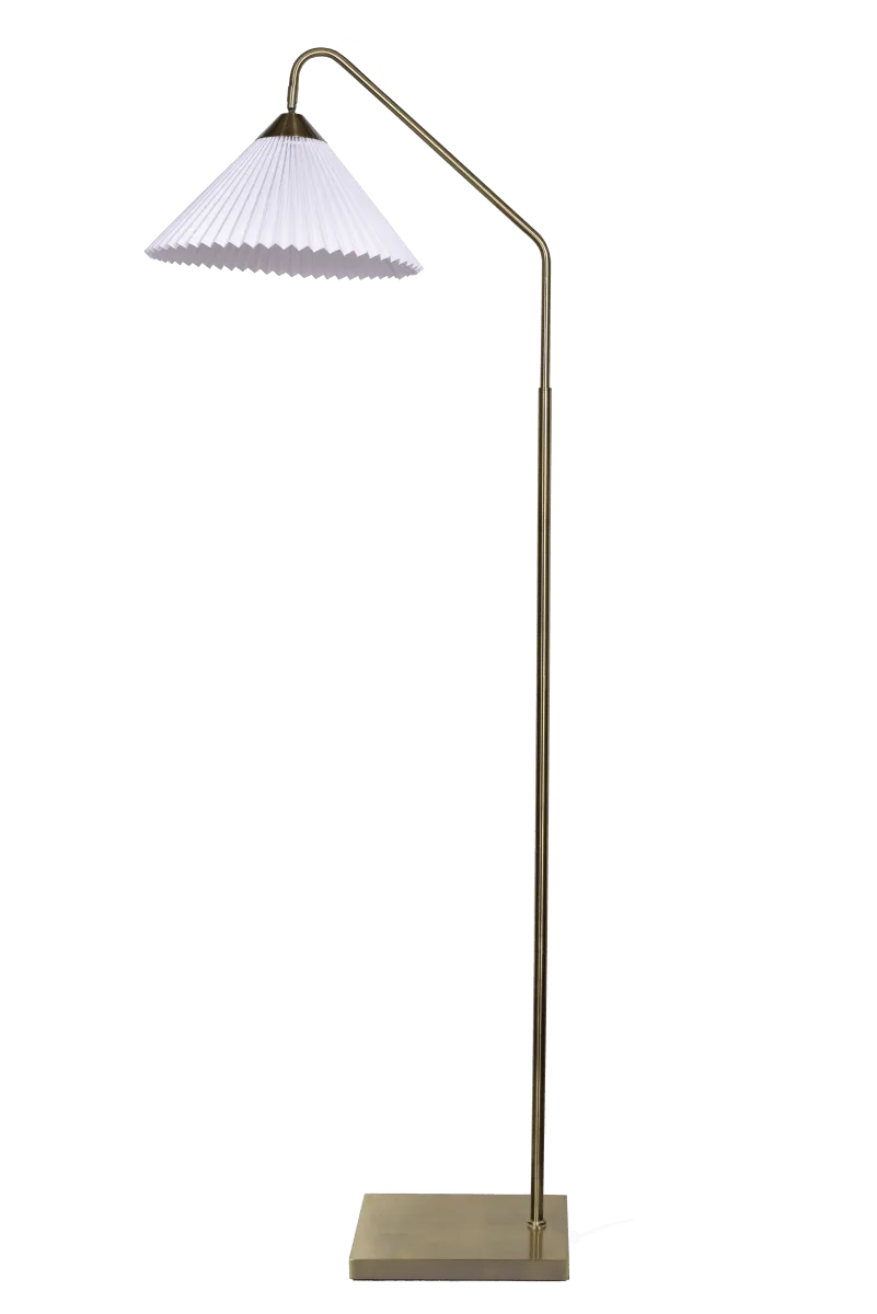 Lampan - Nonna - Golvlampa - Antikmässing