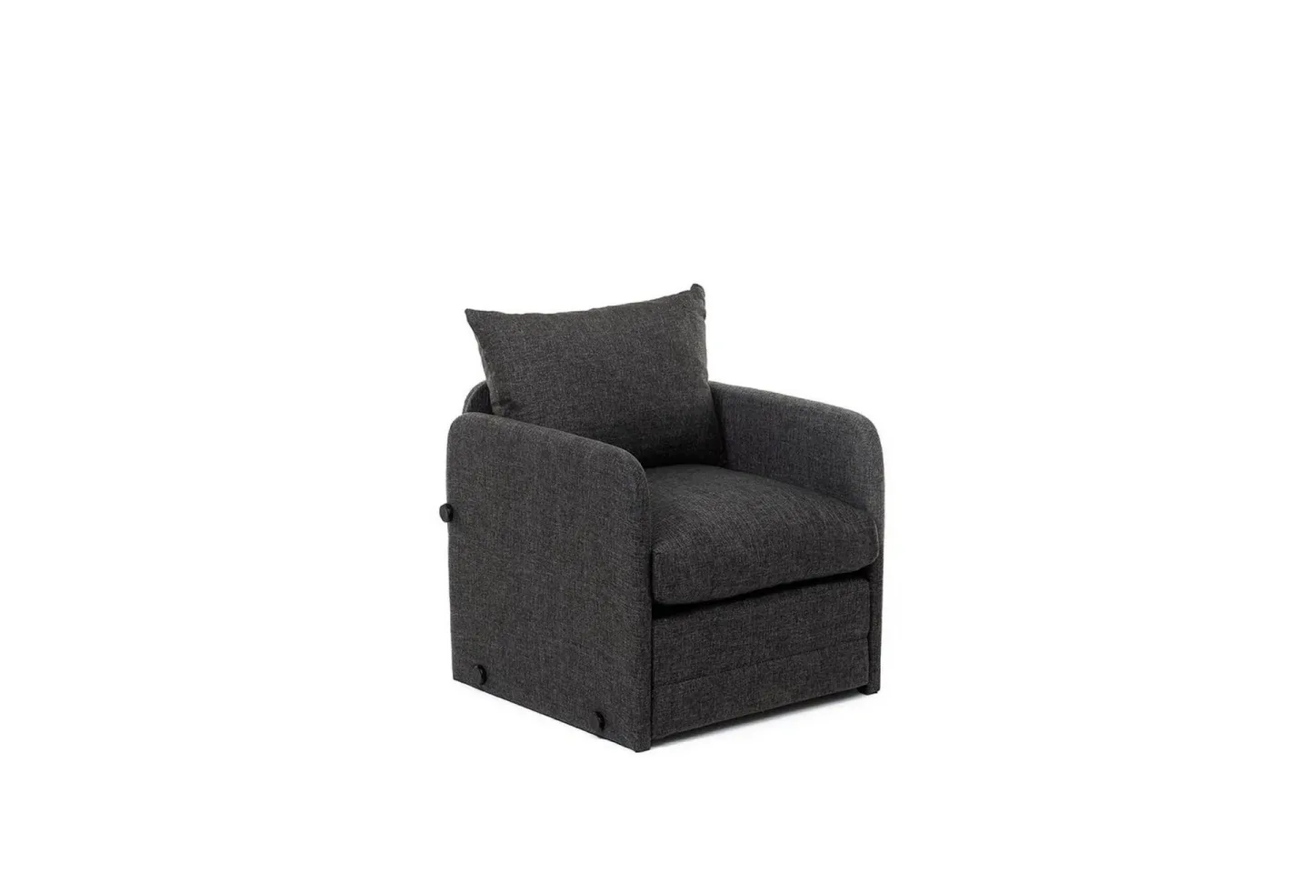 1-sits bäddsoffa Rubby Mörkgrå - Mörkgrå