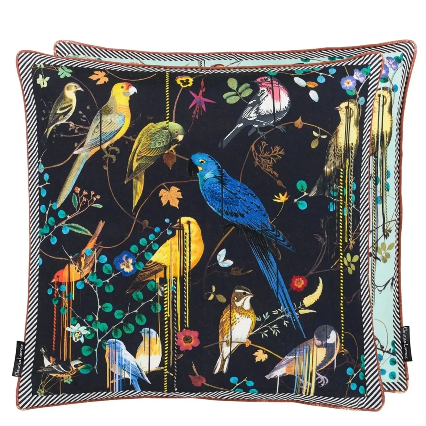 Designers Guild Kissen Birds Sinfonia - Crepuscule Mehrfarbig | Schubiger Möbel