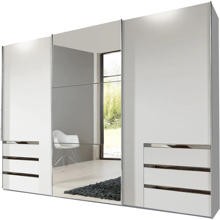 Kleiderschrank Sanko weiss Holzwerkstoff B 300 cm