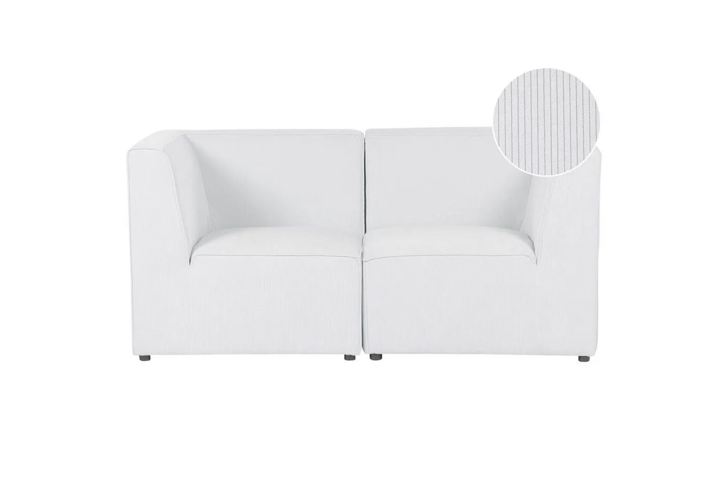 2-sitssoffa Lemvig Vit - Vit