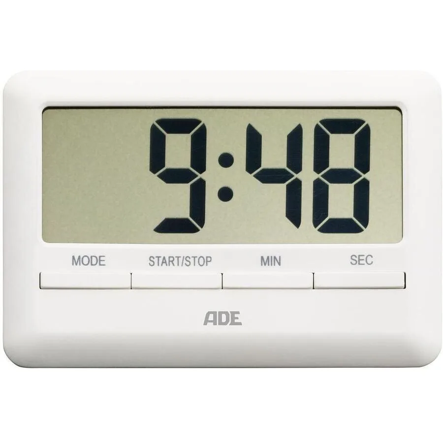 Küchenwecker ADE Weiss Kunststoff H 7 cm