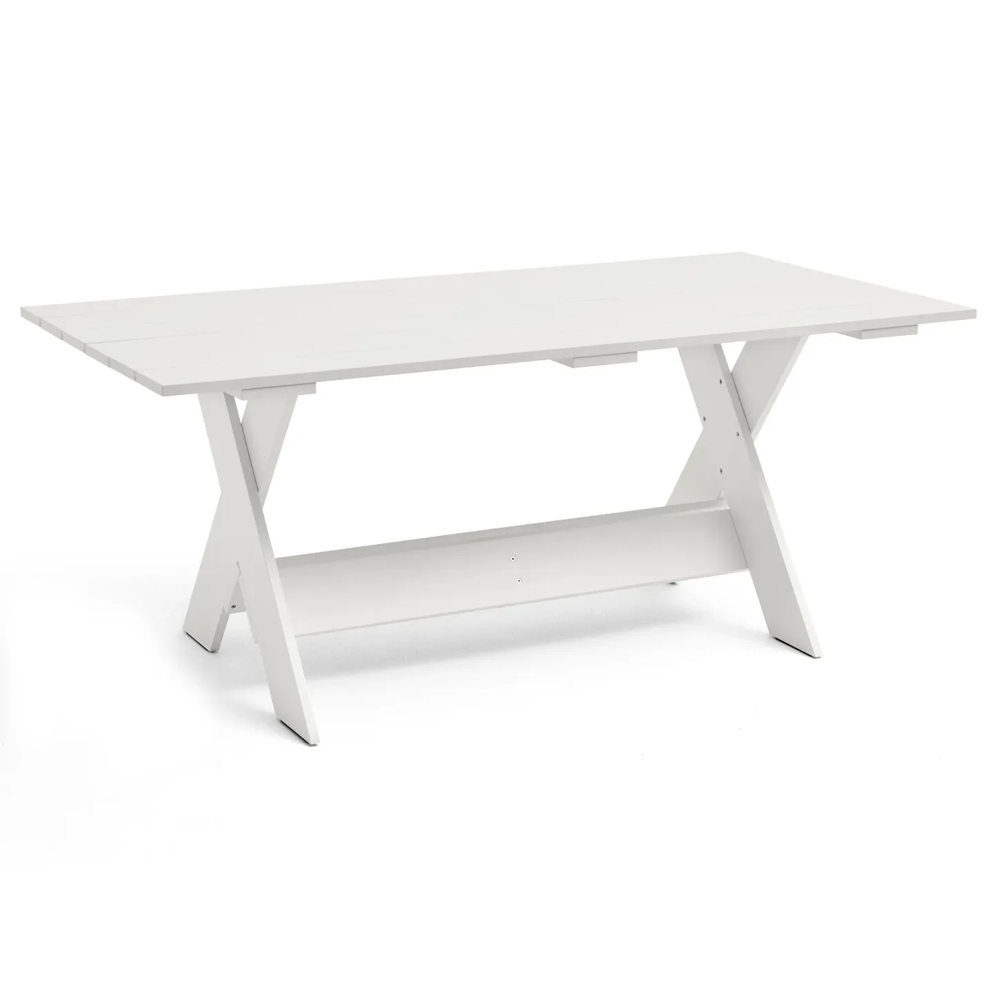 HAY Crate Dining Table Tisch 180x89,5 cm Kiefernholz lackiert White