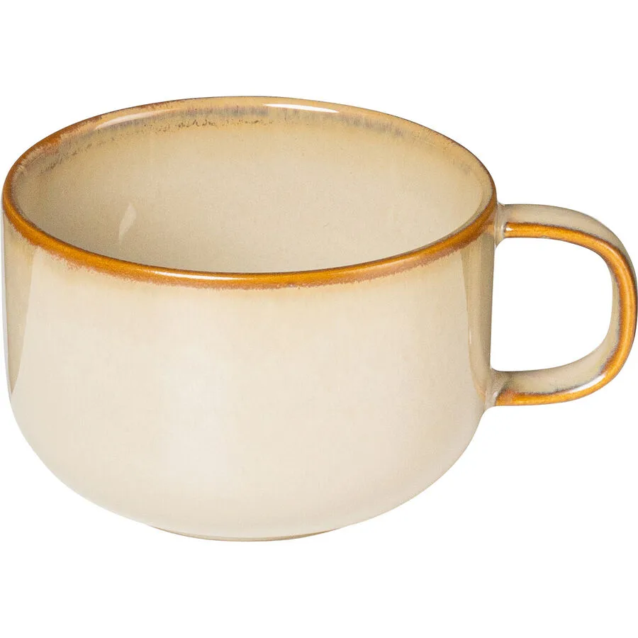Gipfelstück Kaffeetasse Nebelwald Beige Keramik 0.22 l