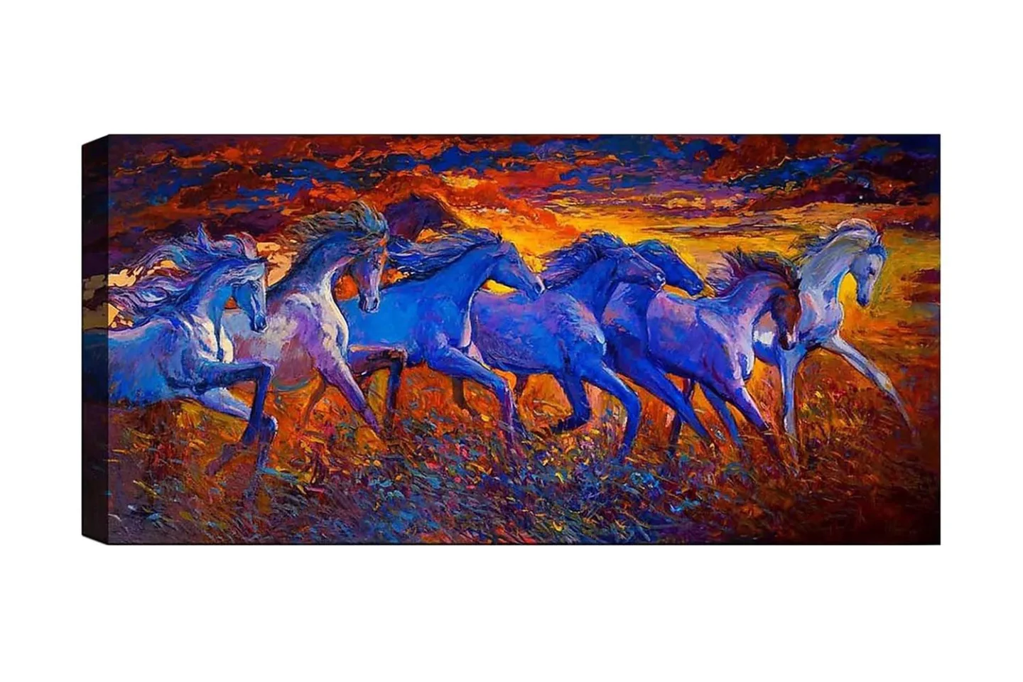 Canvastavla YTY Animals Flerfärgad - 120x50 cm