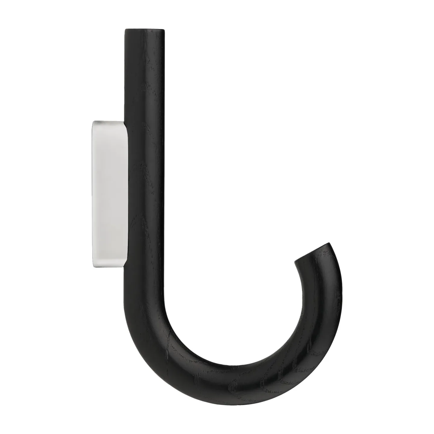 Gejst Hook Haken 19cm Schwarz gebeizte Eiche-Chrom
